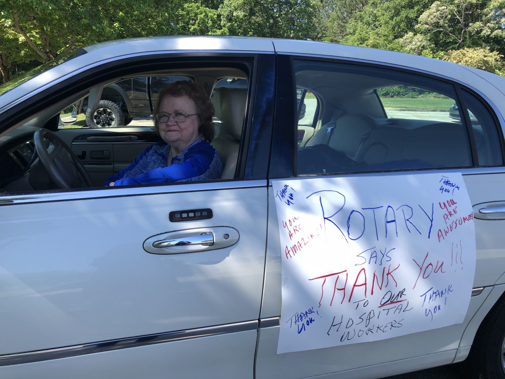 PHOTOS: Winder Rotarians hold parade for health care workers